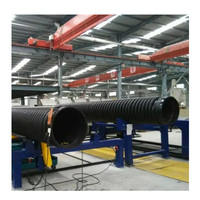 Tuyauterie de drainage ondulée à double paroi DN300mm-1500mm de haute qualité Conduits de ventilation souterrains en HDPE Krah