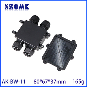 Commutateur 4 voies Boîtier électronique Boîte de jonction en plastique PC IP68 Fil coaxial Étanche Boîte de jonction de câble Boîtier de connexion - Product Image 5