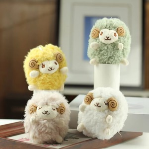 Llavero de Oveja Esponjosa, Muñeco de Peluche de Oveja Regordeta, Regalo de Recuerdo de Granja, Lindo Mini Cordero de Peluche, Llavero de Animal de Peluche, Juguetes de Peluche - Product Image 2