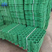 Grille alvéolée en HDPE 500*500mm pour pavés gazonnés, haute résistance, pour renforcement routier et stabilisation des sous-sols