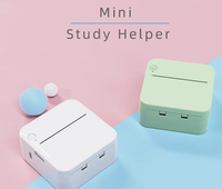 Printer Mini Label Portabel Nirkabel Termal 58mm untuk Foto, Faktur, Struk, 203dpi, Kompatibel dengan IOS, Tersedia