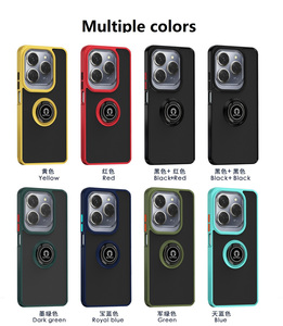 Per Tecno Camon <span class=keywords><strong>30</strong></span> 20 19 18 / 20 19 Pro 18 <span class=keywords><strong>P</strong></span> / Pop 6 Go Pop 5 LTE Pop 6 Cover opaca antiurto custodia posteriore ibrida con anello - Product Image 6