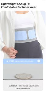Ceinture lombaire réglable et respirante en Spandex pour femmes et hommes, avec double sangle élastique, soutien lombaire élevé, soulagement de la douleur - Product Image 6