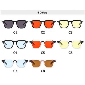 Gafas de Sol Cuadradas con Lentes de Estilo Oceánico, Vintage, Personalizadas al por Mayor, para Hombre y Mujer, Montura Pequeña y Colorida - Product Image 6