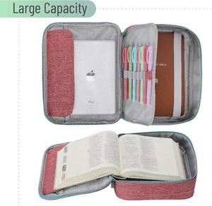 Estuche para Biblia BSCI, Bolsa para Iglesia, Protector de Biblia con Ranuras para Bolígrafos y Bolsillo con Cremallera, Directo de Fábrica, Regalo para Mujer - Product Image 2
