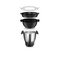 Mixeur de comptoir électrique 1000W avec bol mélangeur en acier inoxydable de 1,25 litre pour smoothies et milkshakes, appareil de cuisine domestique