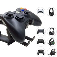 Pemegang pengontrol Game PS5 terlaris untuk Amazon Headset berputar 360 derajat tanpa bor Model pribadi kait silikon tahan lama