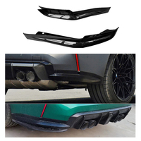 Pour BMW G82 G83 M4 2020-2026 Ailerons latéraux inférieurs de pare-chocs arrière en carbone sec style OEM 51128076449 51128076450