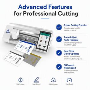 Factory Direct Unlimited Cut 0.01mm Precision WiFi Bluetooth 50K+ Models Support Hydrogel Film Screen Protector Cutting Machine