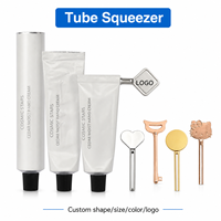Tube cosmétique en aluminium vide, pliable, pour présentation, échantillonnage et test, emballage en gros pour tubes métalliques