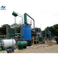 Diskon besar biaya rendah Mini 100-500kg pabrik distilasi minyak mesin limbah