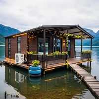 Maison conteneur de luxe extensible 20 pieds 40 pieds, maison mobile préfabriquée pliable pour habitation résidentielle permanente et villa de vacances
