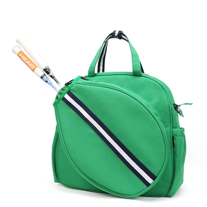 Zaino da Tennis trapuntato di lusso personalizzato da <span class=keywords><strong>donna</strong></span> bianco <span class=keywords><strong>palestra</strong></span> Badminton Pickleball racchetta da racchetta <span class=keywords><strong>accessori</strong></span> - Product Image 4
