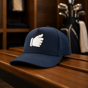 Gorra de Golf de Cinco Paneles con Bordado, Estampado de Silicona y Cuero, Personalizable OEM, MOQ Flexible, Correa de Velcro de Alta Calidad, Transpirable - Product Image 3