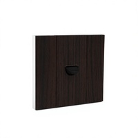 Interruptor de Pared Europeo de 1 Botón, Schuko, Retro, Bronce, Madera de Nogal, KLASS, para Casas de Lujo y Residencias