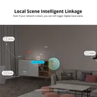 Sensor de Presencia Humana Zigbee EWeLink SONOFF SNZB-06P con Sensor de Luz y Radar de Microondas para Hogar Inteligente a través de ZBBridge-P, Compatible con Alice, Alexa y Google