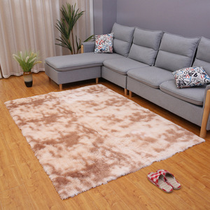 Tapis épais à poils longs de couleur unie, rectangulaire, rembourré, pour salon, chambre à coucher, tapis de sol - Product Image 3