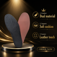 Semelles intérieures en cuir véritable, inserts confortables et amortissants pour un usage quotidien