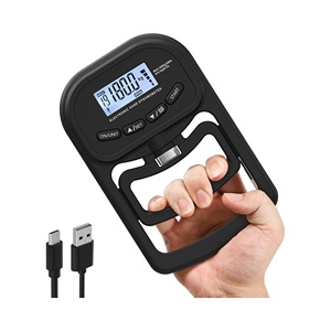 0-265LBS Handheld Dynamometer <b>Trainer</b> Hand Grip Manufacturer Strength Tester Meter Sports Arm Strengthener Exerciser - Product Image 1