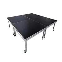 Plateforme de scène en aluminium avec pieds réglables, piste de danse, structure de scène en aluminium, structure de scène pour événements de mariage