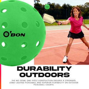 O'BON 40 уличные пиклболлы США, Открытый тур + пиклбол, объемные упаковки 3 4 6 50 100 + 400 Упаковка, полиэтиленовый материал - Product Image 5