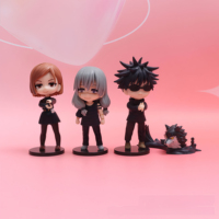 H3-9CM 7 pièces = 1 ensemble Figurine d'action Anime Jujutsu Kaisen très populaire, décoration de bureau, figurine de dessin animé Jujutsu pour enfants et machine à griffes