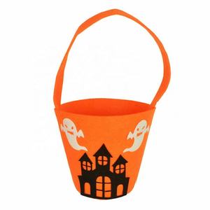 Bolso no tejido personalizado, bolsas de regalo de Navidad, bolsas de regalo de Halloween, cubos de calabaza, bolsas de fieltro para dulces, venta al por mayor - Product Image 6