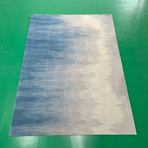 <span class=keywords><strong>Tappeto</strong></span> di lusso fatto a mano blu <span class=keywords><strong>bianco</strong></span> sfumato a mano moderno minimalista <span class=keywords><strong>tappeto</strong></span> di seta di <span class=keywords><strong>lana</strong></span> NZ per soggiorno - Product Image 6