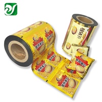Film plastique en rouleau pour emballage de poudre d'avoine, sachet laminé, film d'emballage automatique