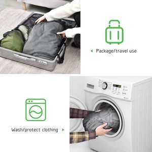 Sac de lavage en filet de polyester personnalisé pour la maison et le ménage Sacs à linge personnalisés Sac de lavage en filet pour le linge - Product Image 4