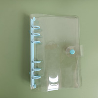 Offre Spéciale : Ensemble de Papeterie Transparent A6 Personnalisable avec Portefeuille et Carnets à Anneaux