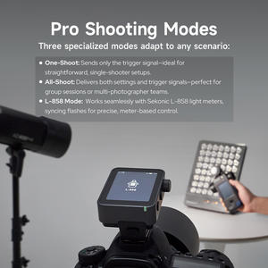 Flash sans fil X3pro C/n/s/f/o Ttl avec écran tactile <span class=keywords><strong>OLED</strong></span> pour appareil photo Fuji - Product Image 5