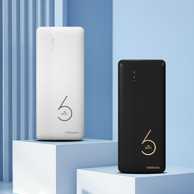 Wifi6 Router Sim Card Slort Pocket Wifi 4G Lte Portable Mobile Battery 10000mAh Power Bank Esim 4G Mifis Wireless Hotspot