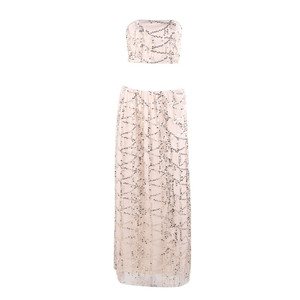 Abito beige con paillettes - Product Image 3