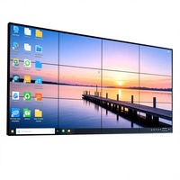 Écran mural vidéo LCD sans soudure de 55 pouces, grand écran sur mesure pour salles de conférence et surveillance, garantie 1 an