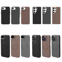 Coque magnétique de luxe en fibre de carbone TPU + PC Housse antichoc givrée pour iPhone 13 14 15 16 Pro Max 16 Plus