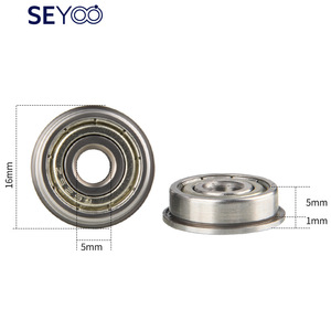 ลูกปืนเม็ดกลมร่องลึกขนาดเล็ก SeYoo F625ZZ 5x16x5 มม. ผลิตจากเหล็กโครเมียม สำหรับโรงงานผลิต - Product Image 4