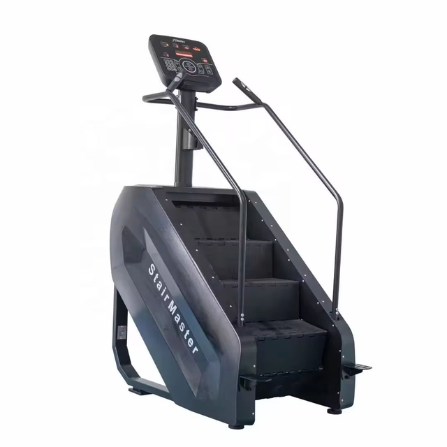Popular Commercial Gym Stair Climber Cardio Machine Stepmill Foldable Adjustable 200KGS Capacity Steel Construction