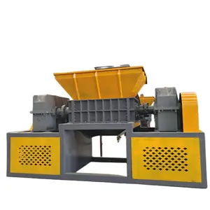 Độ cứng cao phế liệu kim loại tái chế Shredder cutt Kim loại/lốp Shredder Heavy Duty hai trục Shredder/toàn bộ xe máy nghiền