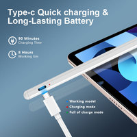 Lápiz Óptico Digital Universal para Android, iPad y Apple Pencil, Pluma de Precisión para Pantalla Táctil de Tablet, Teléfono Móvil y Portátil