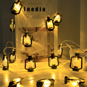 Impermeabile da campeggio all'aperto decorazione musulmana Ramadan Retro luci a stringa lampada a cherosene per casa giardino giardino giardino <span class=keywords><strong>tenda</strong></span> interna - Product Image 4