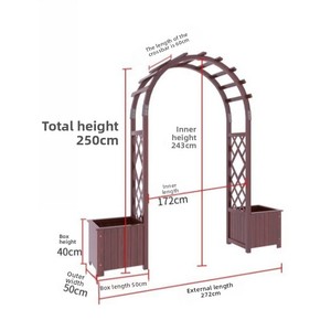 Treillis en <span class=keywords><strong>bois</strong></span> de conception moderne pour jardin extérieur, mariage, fête nuptiale, décoration de serre, escalade, plantation - Product Image 3