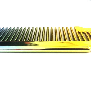 Peigne arc-en-ciel électroplaqué, grand peigne en plastique pour coiffure en salon, pour hommes et femmes - Product Image 4