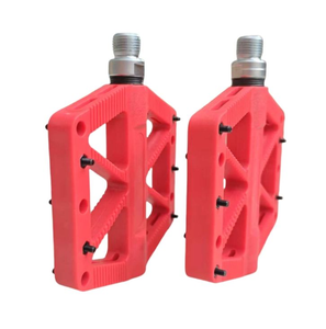 Pédales de vélo en nylon renforcé multicolore Noir/rouge/jaune/argent Pédale de vélo en nylon MTB antidérapante Différentes couleurs - Product Image 2