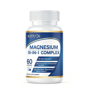 Stock disponible : Capsules de mélange de magnésium 10-en-1 pour adultes, favorisant le sommeil et l'énergie, sans OGM, complément alimentaire végétalien, livraison immédiate - Product Image 5