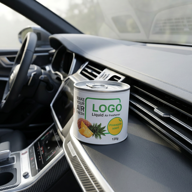 Newly Style Custom Size Liquid Car Air Freshener Can High Performance Promotional Manufacturer