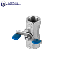 Válvulas de Bola de Grado Profesional con Rosca Hembra de 600 WOG, Construcción de Acero Inoxidable, Compactas, para Infraestructura de Plomería, 1 Pieza