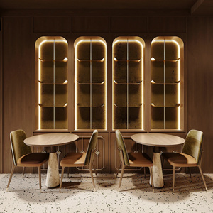 Design Moderno per Bancone di Caffetteria, Arredamento Interno per Negozio di Bevande, Mobili per Bar e Caffè, Ristrutturazione a Prezzo di Fabbrica - Product Image 3