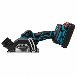Smerigliatrice Angolare Mini <span class=keywords><strong>a</strong></span> Batteria 21V 19500RPM Senza Spazzole, Tagliatrice per Scanalature in Calcestruzzo, <span class=keywords><strong>Disco</strong></span> da 3 Pollici, Macchina Industriale per Scanalatura Muri - Product Image 1
