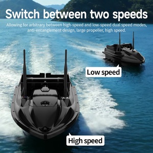 เรือตกปลา V600GPS พร้อมระบบ GPS โซนาร์ ฟิวเวอร์บูท แบบสองช่องเก็บเหยื่อ 200 จุด 500 เมตร 3 กิโลกรัม ระบบกลับอัตโนมัติ พร้อมรีโมทควบคุม รองรับระบบโซนาร์ - Product Image 5